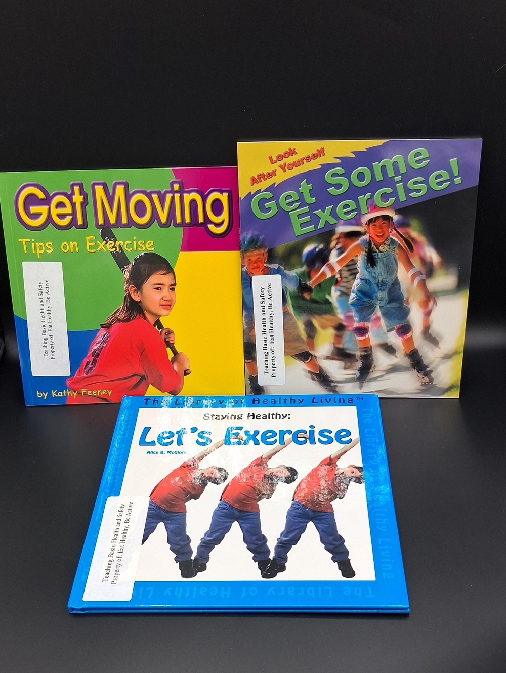 Kids Exercise Book Set - Colorful Activity Guides 3 Books